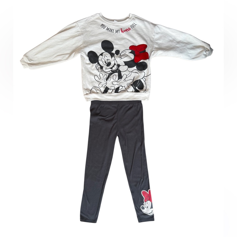Mickey and Minnie 2 piece set. Size 5